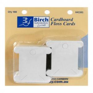 Birch Floss Bobbin Cardboard (100)